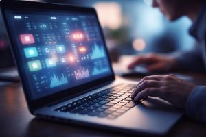 ordinateur-portable-icones-graphiques-flous